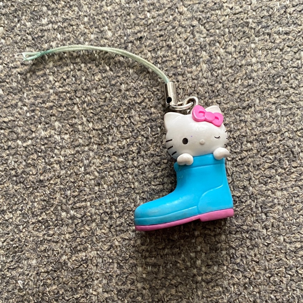 Sanrio Hello Kitty Blue Boot Keychain